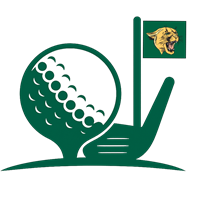 Golf club and ball with cougar