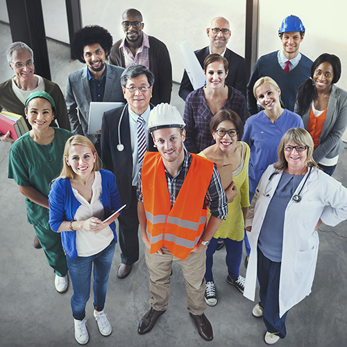 Group of Apprentice Workers